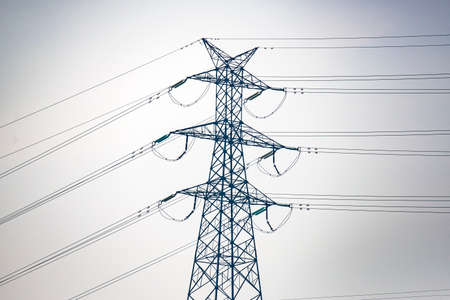 High pressure iron towerの写真素材