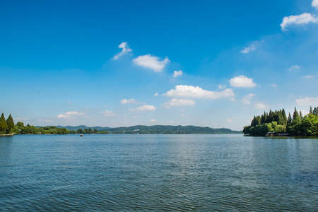 Hangzhou West Lakeの写真素材