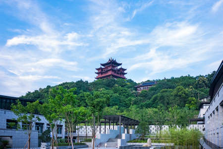 Hangzhou City Pavilion Scenic Areaのeditorial素材