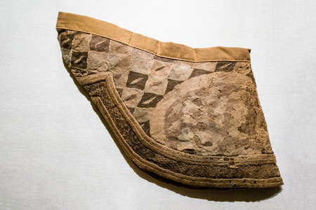 The diamond flower pattern Kesi shoesのeditorial素材