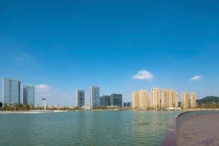 Deqing Fengqi Lake sceneryのeditorial素材