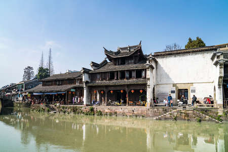 Deqing New Town Ancient Townのeditorial素材