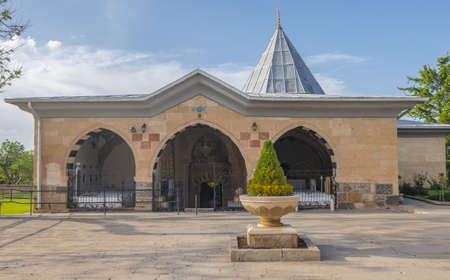 Courtyard of Haji Bektash Veli Tombのeditorial素材