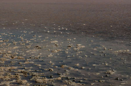 Tuz Golu Salt Lake,  Central Anatolia Region,Turkeyの写真素材