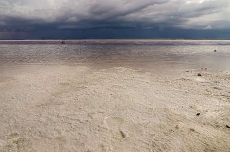 Tuz Golu Salt Lake,  Central Anatolia Region,Turkeyの写真素材