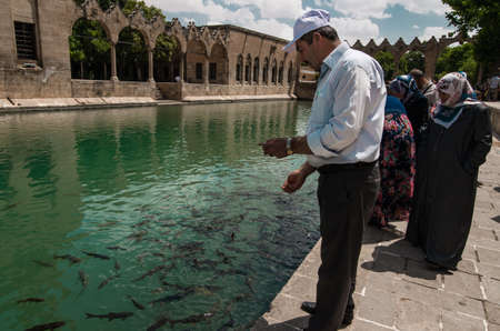 Holy Lake Fish Lake, Urfaのeditorial素材