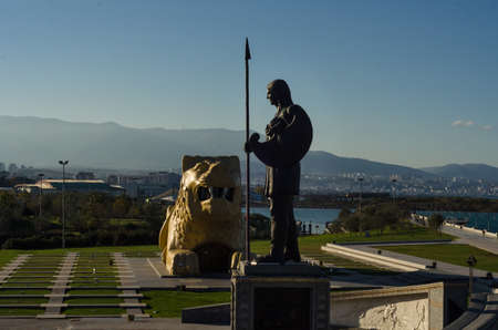 Samsun, Turkey - November 19, 2016: Amazon woman theme park in Samsun, Turkeyのeditorial素材