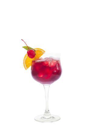 Cocktails on white background.の写真素材