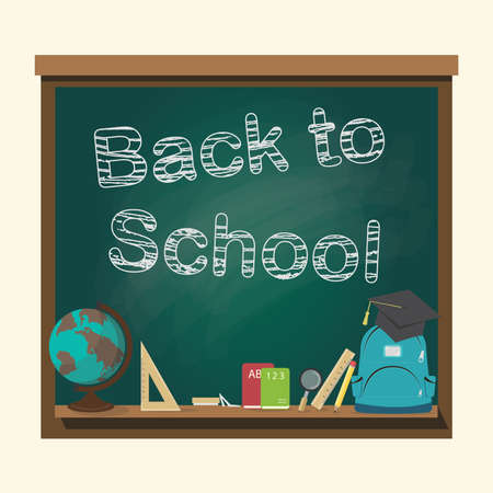 Back to school vector illustration.のイラスト素材