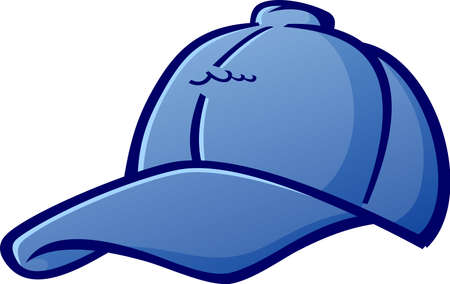 Baseball Cap Cartoon Hat Vector Illustrationのイラスト素材