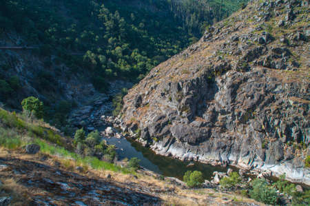 View on the river Paiva, Portugal.