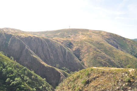 The mountains near Arouca, Portugal.の写真素材