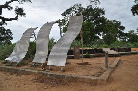 Tsunami Memorial at Yala National Park, Sri Lanka.の写真素材