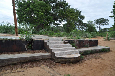 Tsunami Memorial at Yala National Park, Sri Lanka.の写真素材