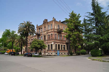 Abandoned house in Sukhumi, capital of separatist state Abkhazia.の写真素材