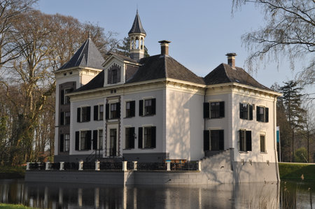 De Haere Castle near Olst, The Netherlandsの写真素材