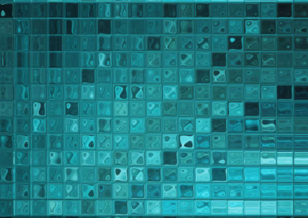 Abstract cyan background, repetetive textureの写真素材