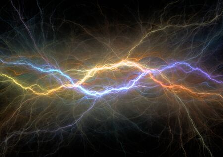 Fire and ice lightning, elements background