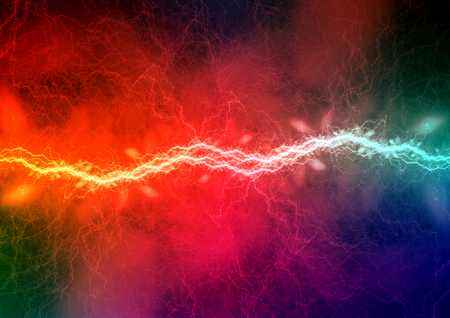 Colorful plasma, lightning background
