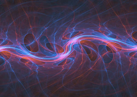 Fire and ice lightning background, asbtract electricity