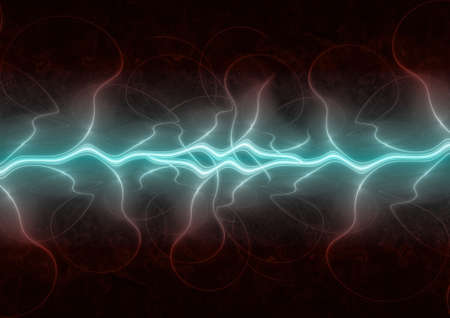 Neon abstract plasma background, cool electrical lightning