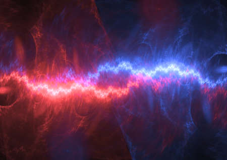 Red and blue lighting, plasma background