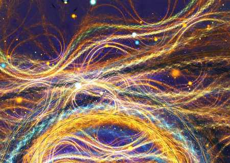 Dark mechanical fractal, abstract steampunk backgroundの写真素材