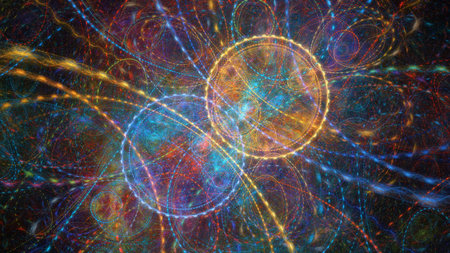 Mechanical abstract, fractal machine background