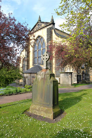EDINBURGH, SCOTLAND-MAY 8, 2016: Greyfriars Kirkyardのeditorial素材