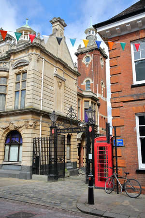 ROCHESTER, UK - APRIL 14, 2017: The entrance to The Guildhall Museumのeditorial素材