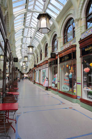 NORWICH, UK - JUNE 4, 2017: The Royal Arcade with shopsのeditorial素材