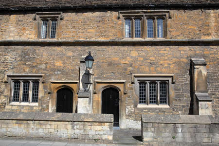 Bradford on Avon, UK - AUGUST 13, 2017: Wallington Hall on Church Streetのeditorial素材