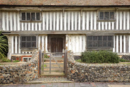 MARGATE, UK - FEBRUARY 3, 2018: The Tudor House Museum in King Street, a timbered framed old houseのeditorial素材