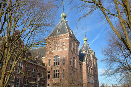 AMSTERDAM, NETHERLANDS - FEBRUARY 14, 2019: The external facade of Tropenmuseumのeditorial素材