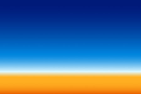 Abstract panoramic view of horizon sunrise or sunset gradient color. sky and horizon line no people. Vector illustration background.のイラスト素材