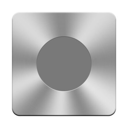 Stereo aluminium buttons, sound buttonsの写真素材