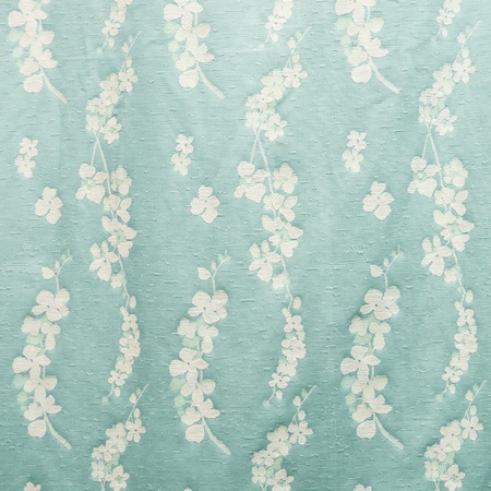 pattern detail of flower material, green clothの写真素材