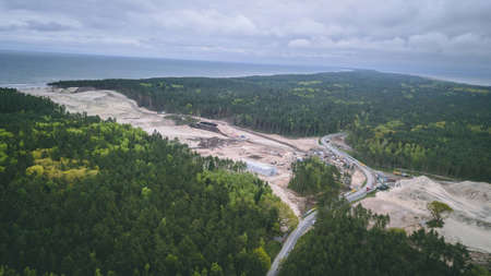 excavation of the Vistula Spit