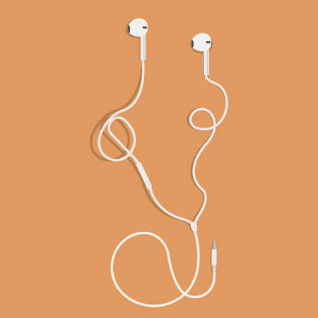 Headphones vector illustrationのイラスト素材