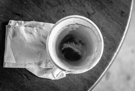 No more coffeeの写真素材