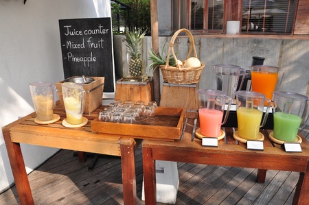 Juice counterの写真素材