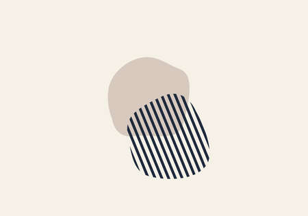 Uneven abstract shapesのイラスト素材