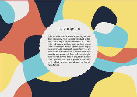 Abstract bright colored background with place for text.のイラスト素材