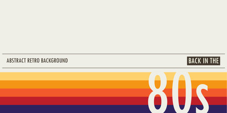 Abstract retro background back in the 80s.のイラスト素材