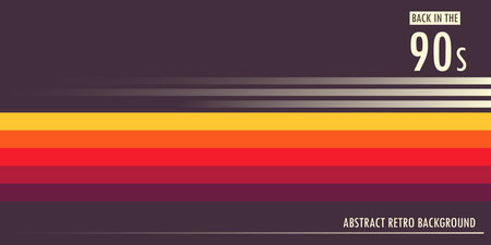 Abstract retro background back in the 90s.のイラスト素材