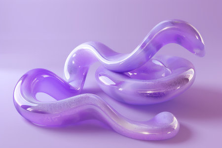 Abstract purple shapes background. Abstraction.の素材