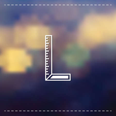 Construction square ruler