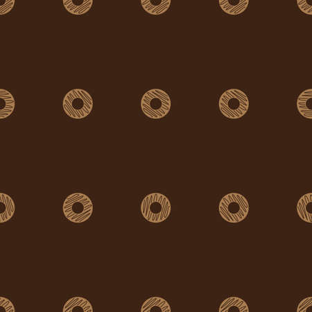 Donuts pattern background