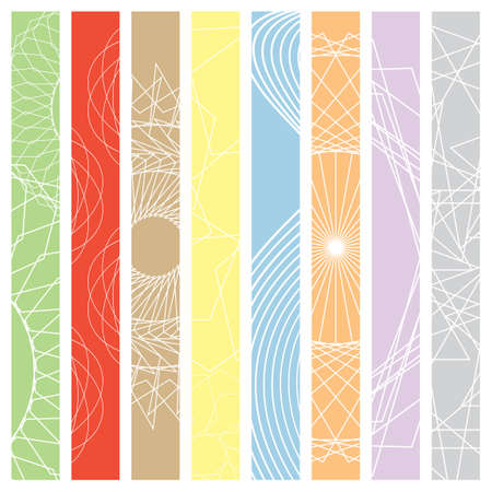 Outline geometric design wallpaper