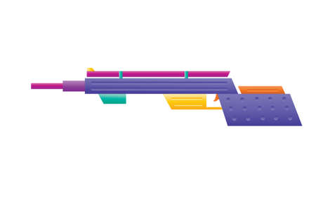 Colorful rifle
